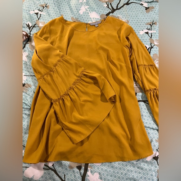 Valerie Stevens Tops - Valerie Stevens mustard blouse